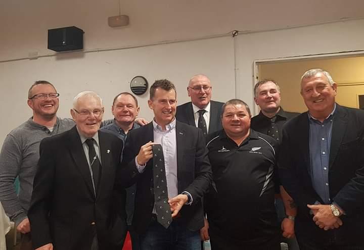 With Nigel Owens and some of his Neyland pals